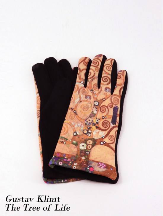 The Tree of Life Oil Painting Touch Screen Gloves